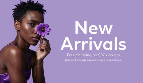 NEW ARRIVALS - Free Shipping on $50+ Orders! - Banner image